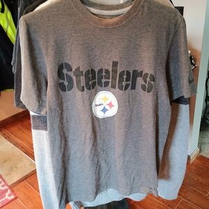 Nike Gray Steelers Short Sleeve Tee